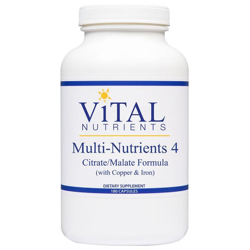 Multi-Nutrients 4 Citrate/Malate - 180 Capsules