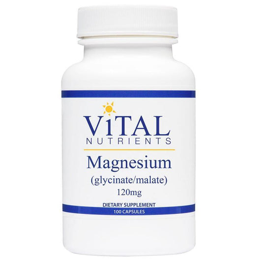 Magnesium (Glyc./Malate) 120 mg - 100 Capsules