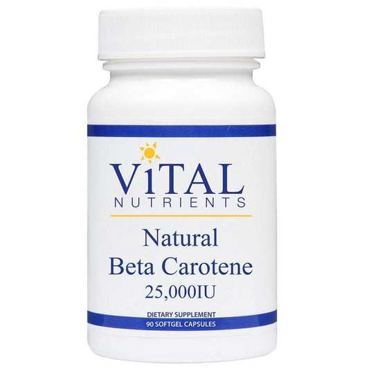 Natural Beta Carotene 25000 - 90 Softgels