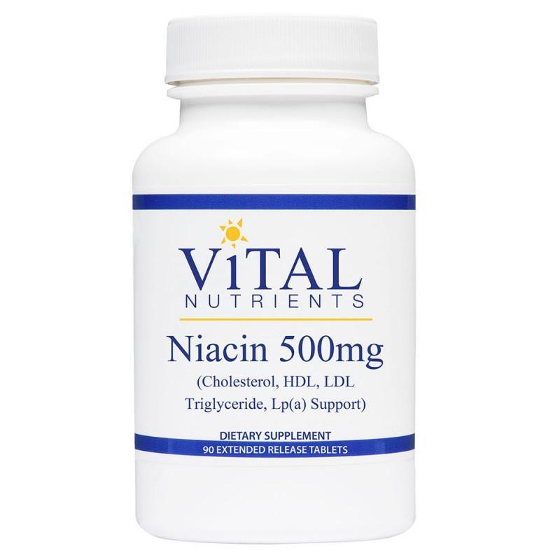 Niacin 500 mg - 90 Tablets