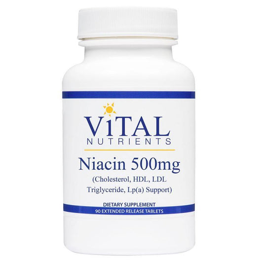 Niacin 500 mg - 90 Tablets