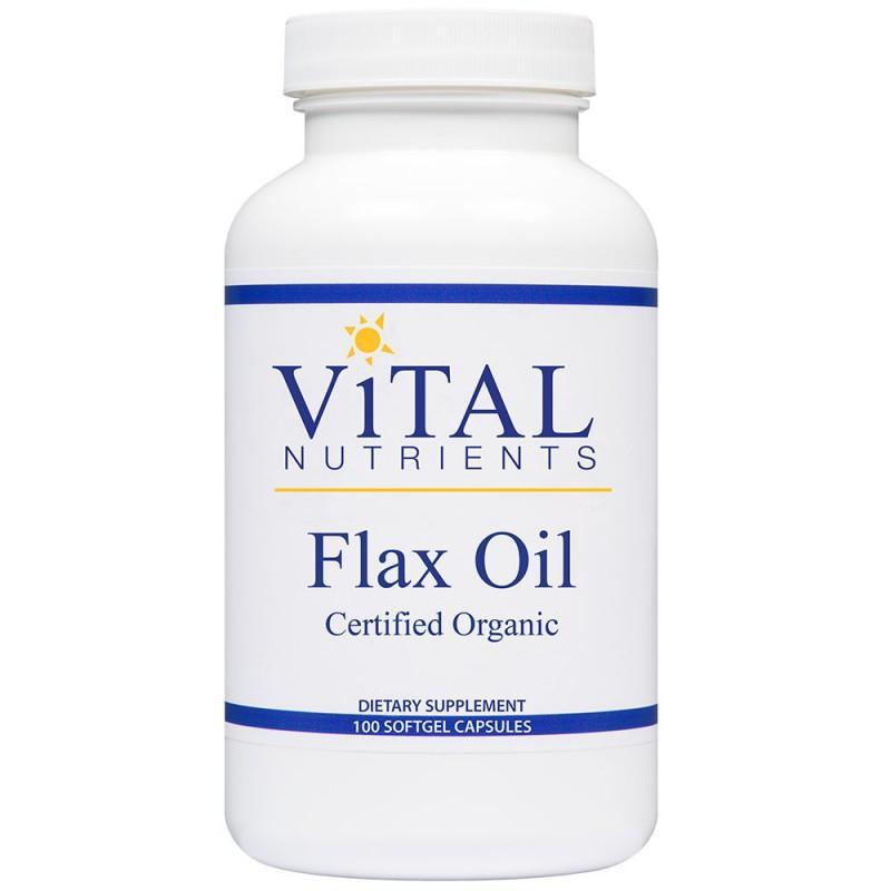 Flax Oil Caps 1000 mg - 100 Softgels