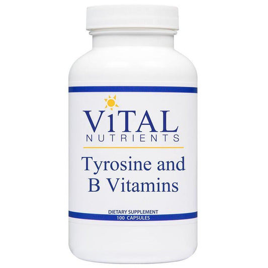 Tyrosine and B Vitamins - 100 Capsules