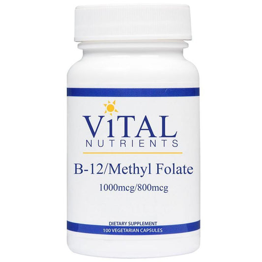 Vitamin B12 w/ Folate - 100 Capsules