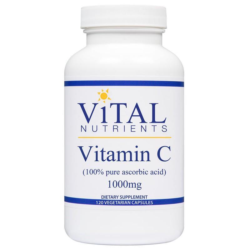 Vitamin C (100% pure) 1000 mg - 120 Vegetarian Capsules