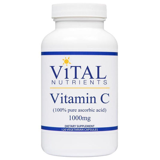 Vitamin C (100% pure) 1000 mg - 120 Vegetarian Capsules