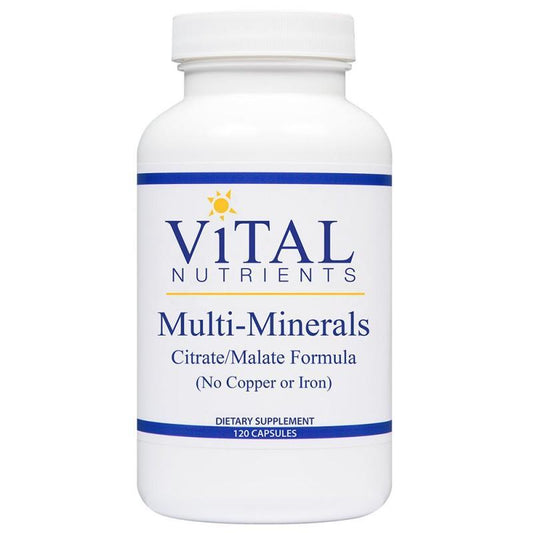 Multi Minerals Citrate No Cu/Fe - 120 Capsules