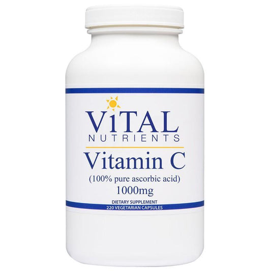 Vitamin C (100% pure) 1000 mg - 220 Vegetarian Capsules