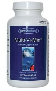 Multi-Vi-Min No Cu/No Fe - 150 Capsules