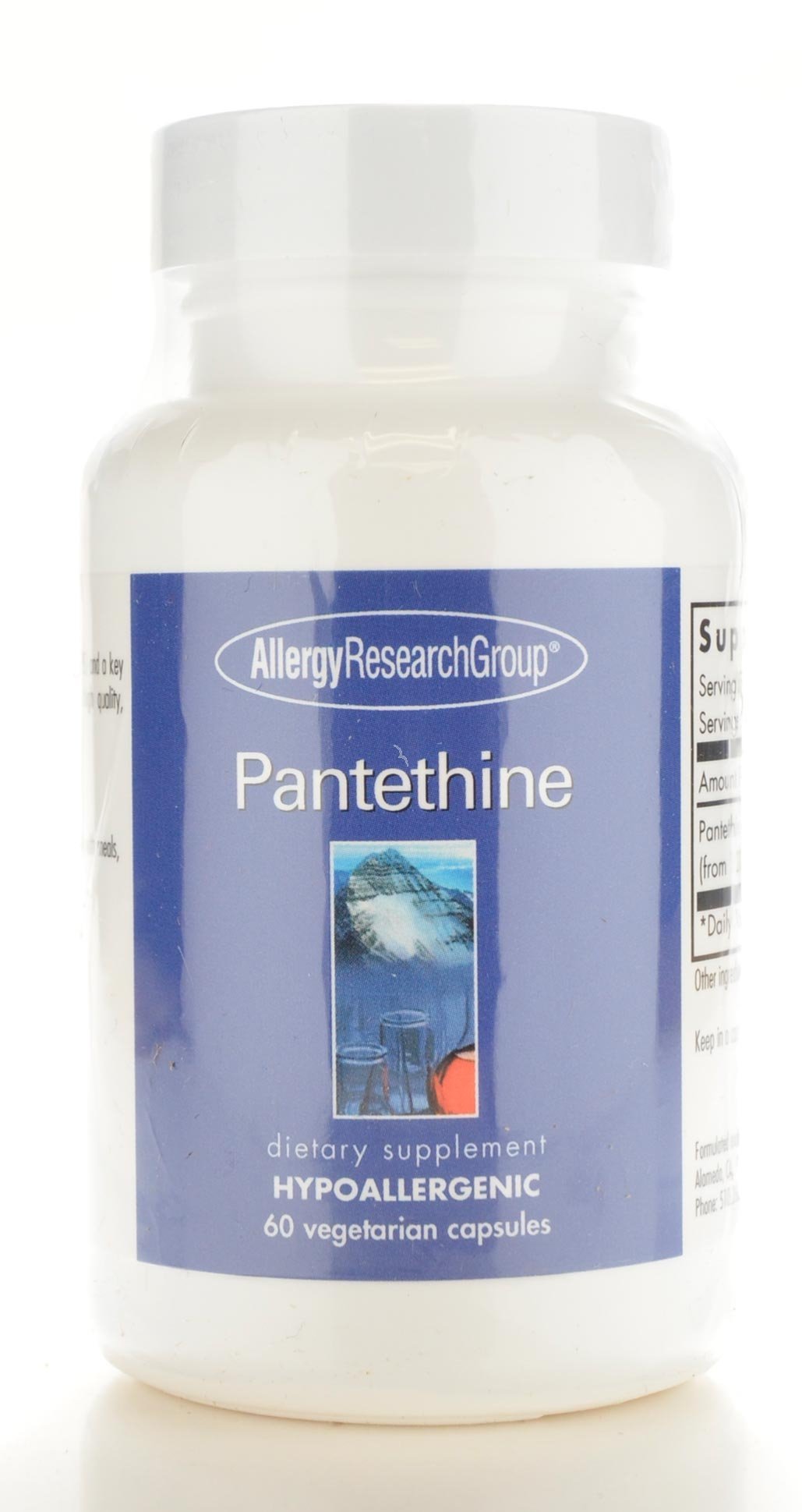 Pantethine 660 mg - 60 Vegetarian Capsules