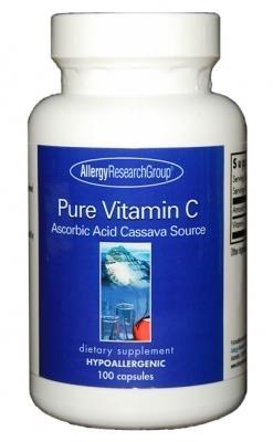 Pure Vitamin C Cassava - 100 Vegetarian Capsules