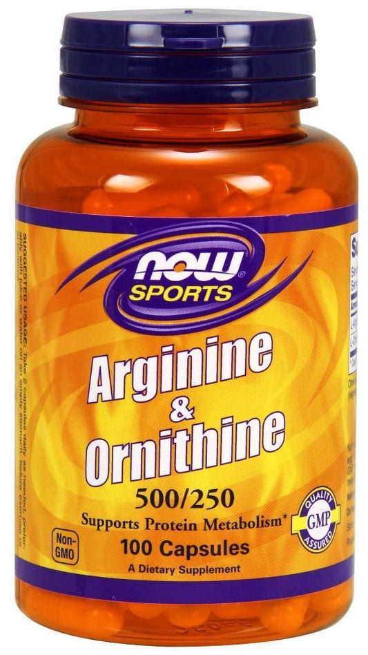 Arginine & Ornithine 500/250 - 100 Capsules