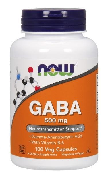 GABA 500 mg - 100 Capsules