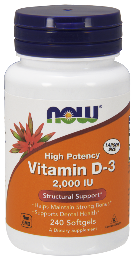 Vitamin D-3 2000 IU - 240 Softgels
