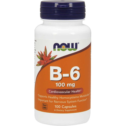 B-6 100 mg - 100 Capsules