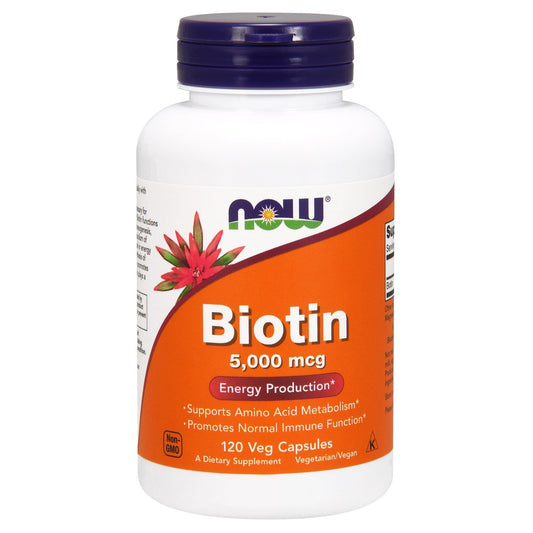 Biotin 5,000 mcg - 120 Vegetarian Capsules