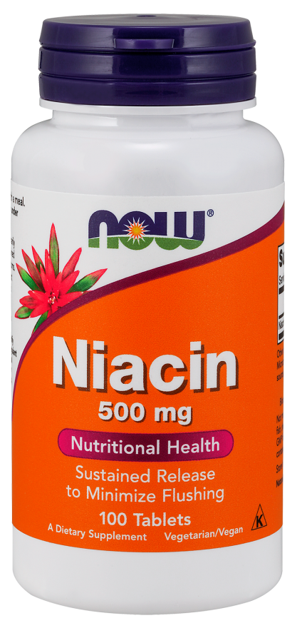 Niacin 500 mg - 100 Tablets