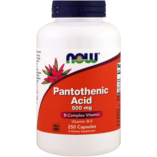 Pantothenic Acid 500 mg - 250 Capsules