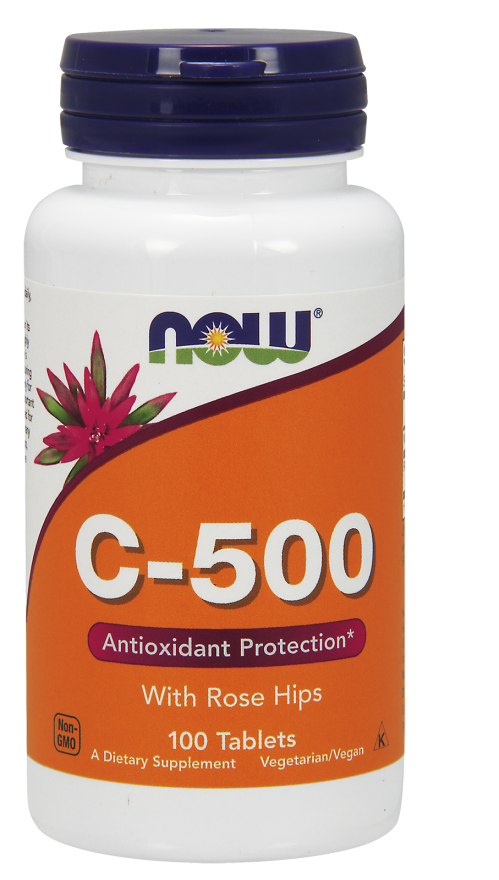 C-500 with Rose Hips - 100 Tablets