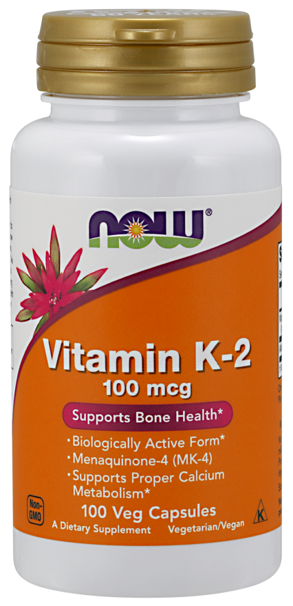 Vitamin K-2 100 mcg - 100 Vegetarian Capsules