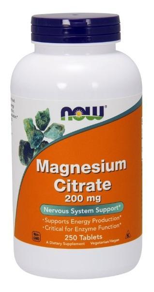 Magnesium Citrate 200 mg - 250 Tablets