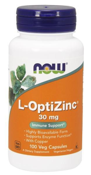 L-OptiZinc 30 mg - 100 Capsules