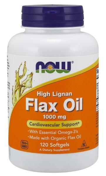 Flax Oil 1000 mg - 120 Softgels