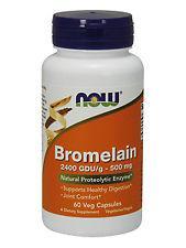 Bromelain 2400 GDU/g 500 mg - 60 Vegetarian Capsules