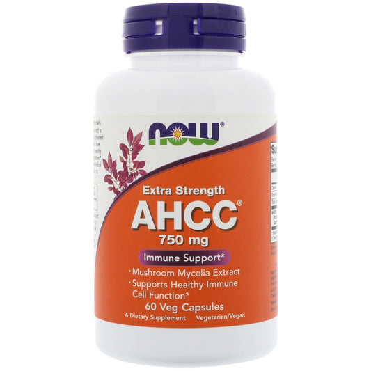 AHCC Extra Strength 750 mg - 60 Vegetarian Capsules
