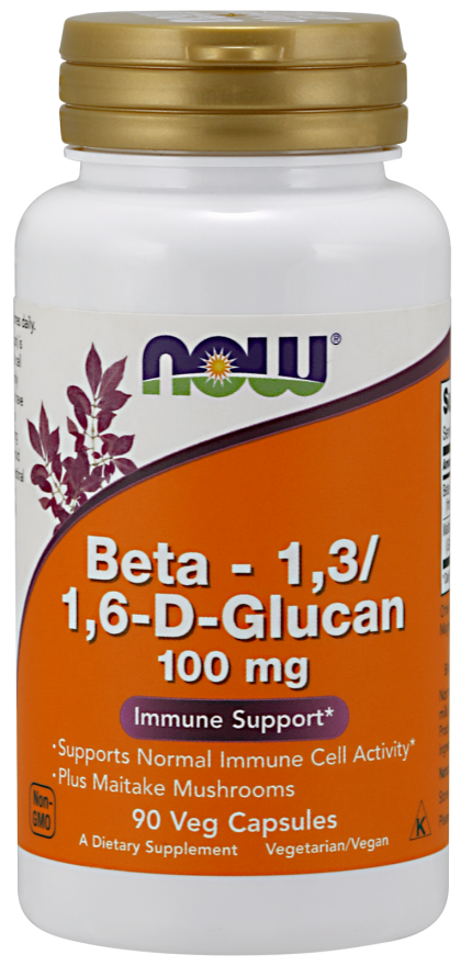 Beta-1,3/1,6 -D-Glucan 100 mg - 90 Vegetarian Capsules