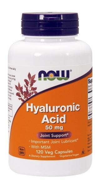 Hyaluronic Acid with MSM - 120 Vegetarian Capsules