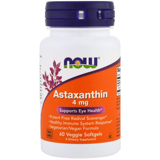 Astaxanthin 4 mg - 60 Vegetarian Softgels