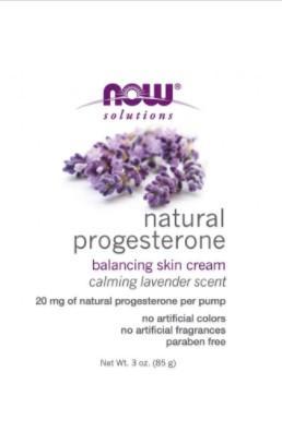 Natural Progesterone Cream Lavender - 3 oz