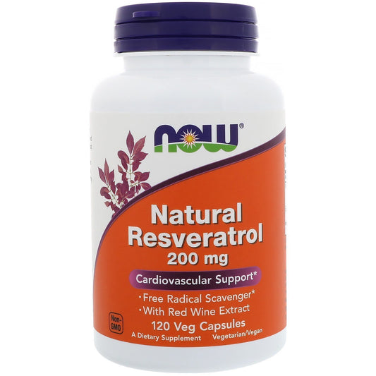 Natural Resveratrol - 120 Vegetarian Capsules