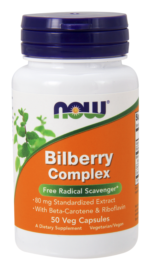 Bilberry Complex Plus 80 mg - 50 Capsules