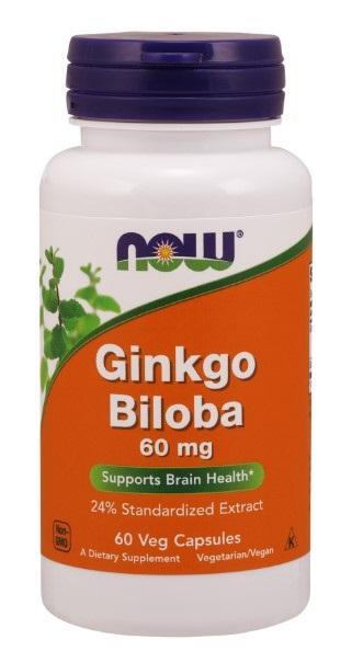 Ginkgo Biloba 60 mg - 60 Vegetarian Capsules