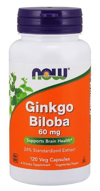 Ginkgo Biloba 60 mg - 120 Vegetarian Capsules