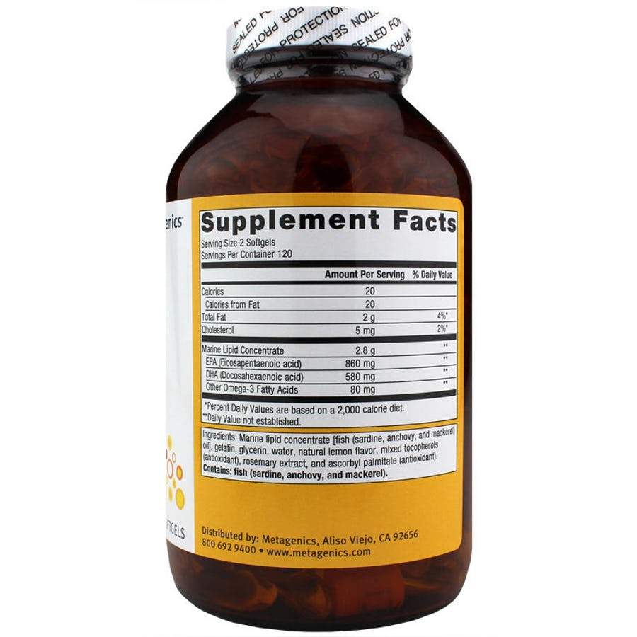 OmegaGenics EPA-DHA 720 Lemon - 240 Softgels