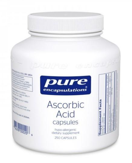 Pure Ascorbic Acid - 250 Vegetarian Capsules