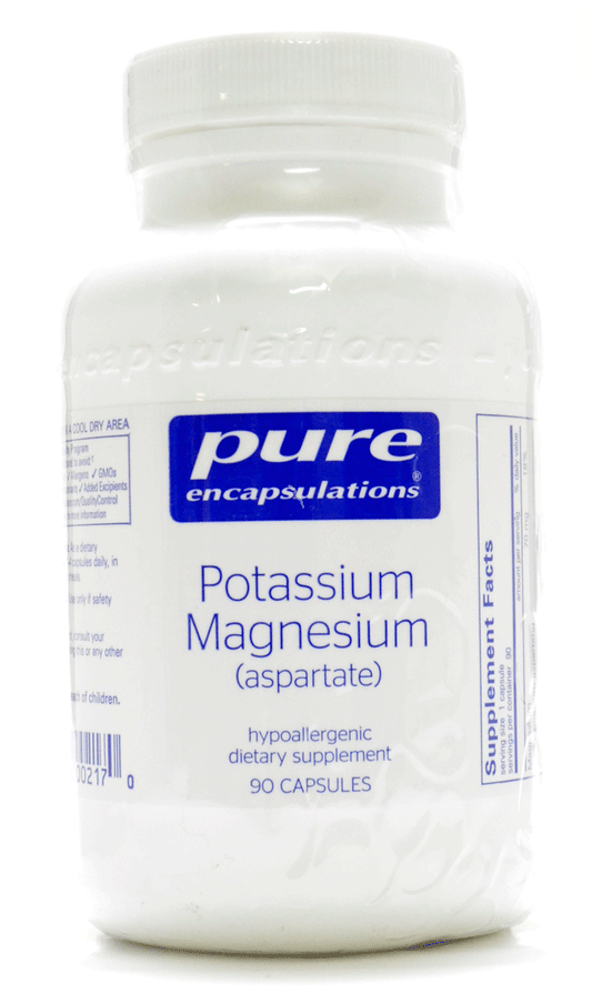 Potassium Magnesium (aspartate) - 90 Vegetarian Capsules