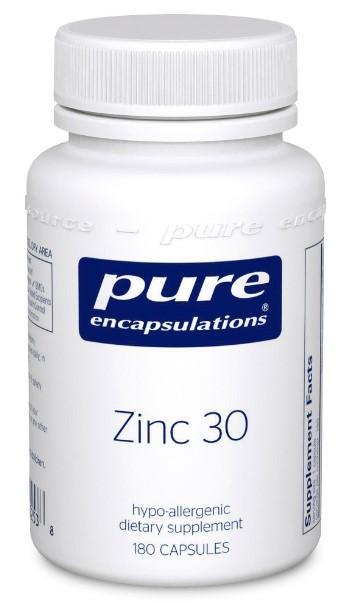 Zinc 30 - 180 Vegetarian Capsules