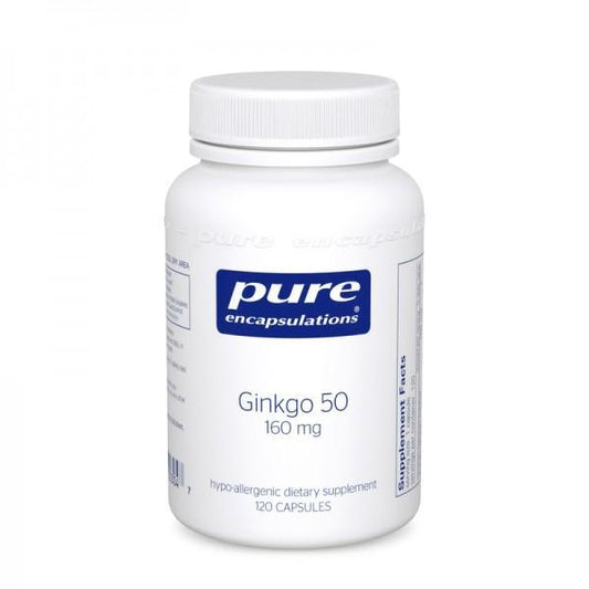Ginkgo 50 160 mg - 120 Vegetarian Capsules