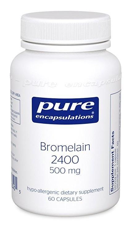 Bromelain 2400 500 mg - 60 Vegetarian Capsules