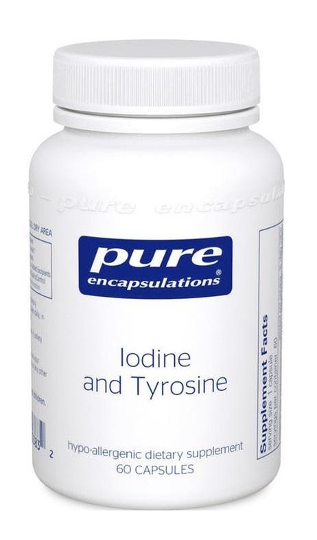 Iodine and Tyrosine - 60 Vegetarian Capsule