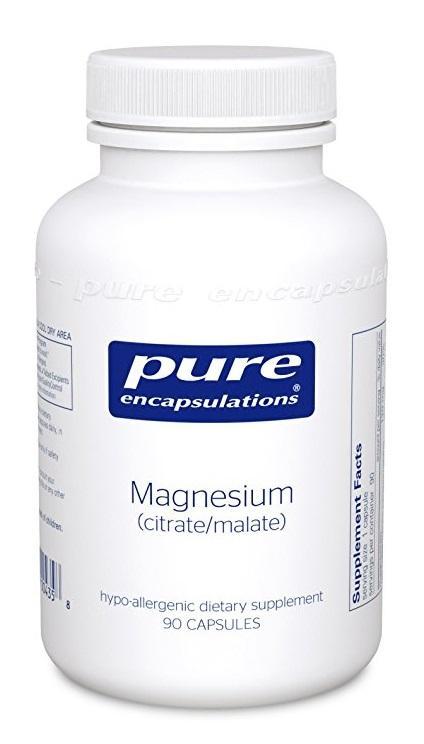 Magnesium (citrate/malate) 120 mg - 90 Vegetarian Capsule