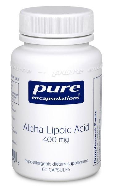 Alpha Lipoic Acid 400 mg - 60 Vegetarian Capsules