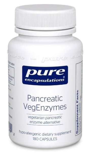 Pancreatic VegEnzymes - 180 Vegetarian Capsules