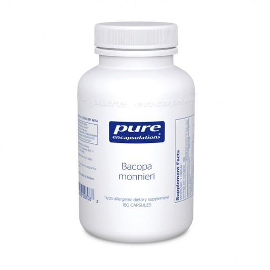 Bacopa monniera - 180 Vegetarian Capsules