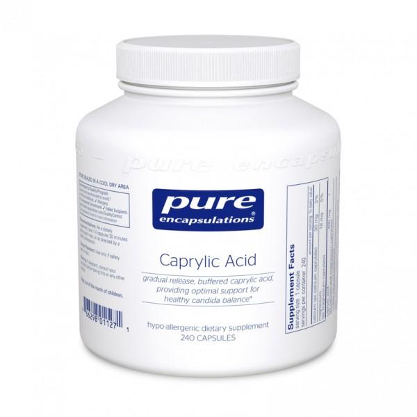 Caprylic Acid - 240 Vegetarian Capsules