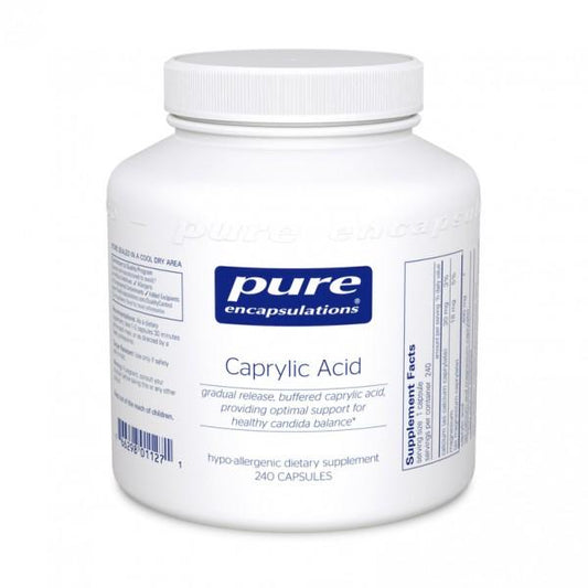 Caprylic Acid - 240 Vegetarian Capsules